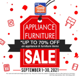 CW Home Depot – Appliance Furniture Sale: Get Up to 70% Off