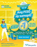 Cebu Pacific Air – 12.12 Deal: Piso Seat Sale Promo