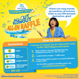 Cebu Pacific – All-Out Blowout All-In Raffle Promo