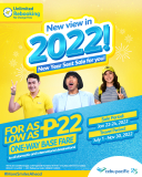 Cebu Pacific Air – New Year Seat Sale: As Low As P22