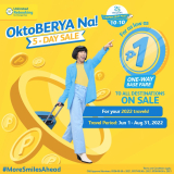 Cebu Pacific Air – 10.10 OktoBERYA: 5-Day Piso CEB Super Seat Fest