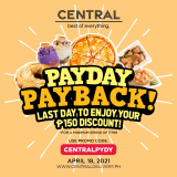 Central Delivery – Payday Payback Promo: Get ₱150 Discount