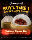 Chowking – Buy 1 Take 1 Chunky Asado Siopao Promo