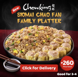 Chowking – Siomai Chao Fan Family Platter for P260