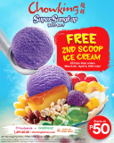 Chowking – Get a FREE 2nd Scoop of Ice Cream on All Halo-Halo Orders