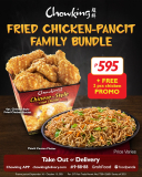 Chowking – Get FREE 2 Pcs Fried Chicken for Every Chicken-Pancit Family Bundle