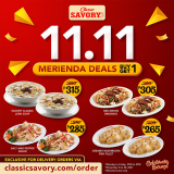 Classic Savory – 11.11 Merienda Deals: Buy 1 Get 1