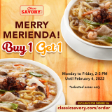 Classic Savory – Merry Merienda Buy 1 Get 1 Deals
