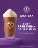 Coffee Bean and Tea Leaf (CBTL) – Get a FREE Drink on Orders via GrabFood