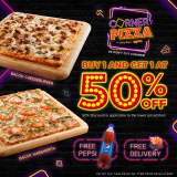 Corner Pizza by Kenny’s – Buy 1 Get 1 at 50% Off Promo