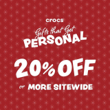 Crocs – Get 20% Off or More Sitewide