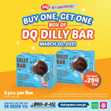 Dairy Queen – Buy 1 Get 1 Box of DQ Dilly Bar for ₱294