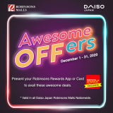 Daiso – Special Promos for Robinsons Rewards Members