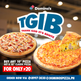 Domino’s Pizza Thank God It’s Bente Deal