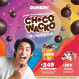 Dunkin – Choco Wacko Munchkins Promo