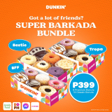 Dunkin’ – Super Barkada Bundle for P399
