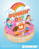 Dunkin Donuts – 19th Dunkin Day Promo