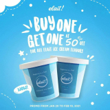 Elait Ice Cream – Buy 1 Get 1 at 50% Off at Overdoughs