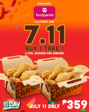 7-Eleven – Buy 1 Take 1 Crunch Time Carrier via Foodpanda