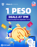 GCash – 1 PM 1 Peso Deals