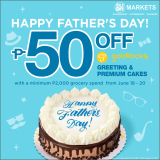 Goldilocks – Father’s Day Deal: Get P50 Off on Greeting and Premium Cakes