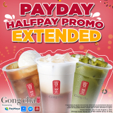 Gong cha – Payday Halfpay Promo Extended