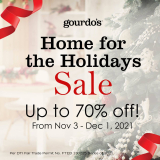 Gourdo’s – Home for the Holidays Sale: Get Up to 70% Off