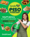 GrabFood – Get P1 Delivery on Lunch Orders