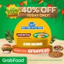GrabFood – April 14 Summer Steals Promo: Get 40% Off
