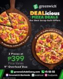 Greenwich – DEALicious Pizza Deals: 2 Pizzas at P399