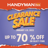 Handyman – Clearance Sale: Get Up to 70% Off