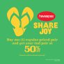 Havaianas – Buy 1, Get 1 at 50% Off