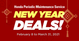 Honda Cars – Periodic Maintenance Service Deals
