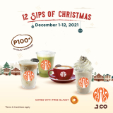 J.CO Donuts and Coffee – 12 Sips of Christmas Promo: J.Coffee for P100