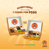 J.CO Donuts & Coffee – Two Dozen Pre-Assorted Donuts for ₱595 (Save ₱155) via GrabFood