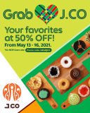 J.CO Donuts and Coffee – Get 50% Off via GrabFood