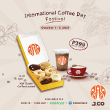 J.CO Donuts and Coffee – International Coffee Day Donut and Drink Bundle for P399