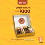 J.CO Donuts & Coffee – Get a Dozen Donuts for ₱300 via GrabFood