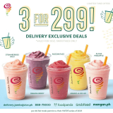 Jamba Juice – 3 for ₱299 Delivery Exclusive Deals