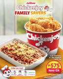 Jollibee – Chickenjoy Family Savers for ₱575 (Save ₱24)