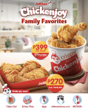Jollibee – Chickenjoy Family Favorites Promo