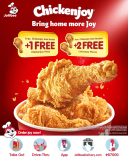 Jollibee – 6+1 and 8+2 Chickenjoy Promo