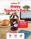 Jollibee – Happy Teacher’s Day FREE Coke Float Promo