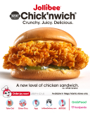 Introducing Jollibee’s New Chick’nwich