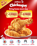 Jollibee – September FREE Chickenjoy Promo