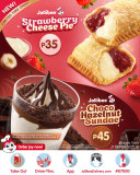 Introducing the Jollibee Strawberry Cheese Pie and Choco Hazelnut Sundae