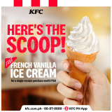KFC – Get FREE French Vanilla Ice Cream