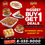 Kenny Rogers Roasters – Biggest Buy 1 Get 1 Deals Extended