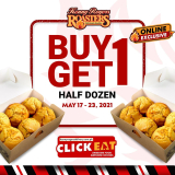 Kenny Rogers Roasters – Buy 1 Get 1 Half Dozen Corn Muffins