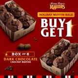 Kenny Rogers Roasters – Buy 1 Get 1 Holiday Muffin Sale
